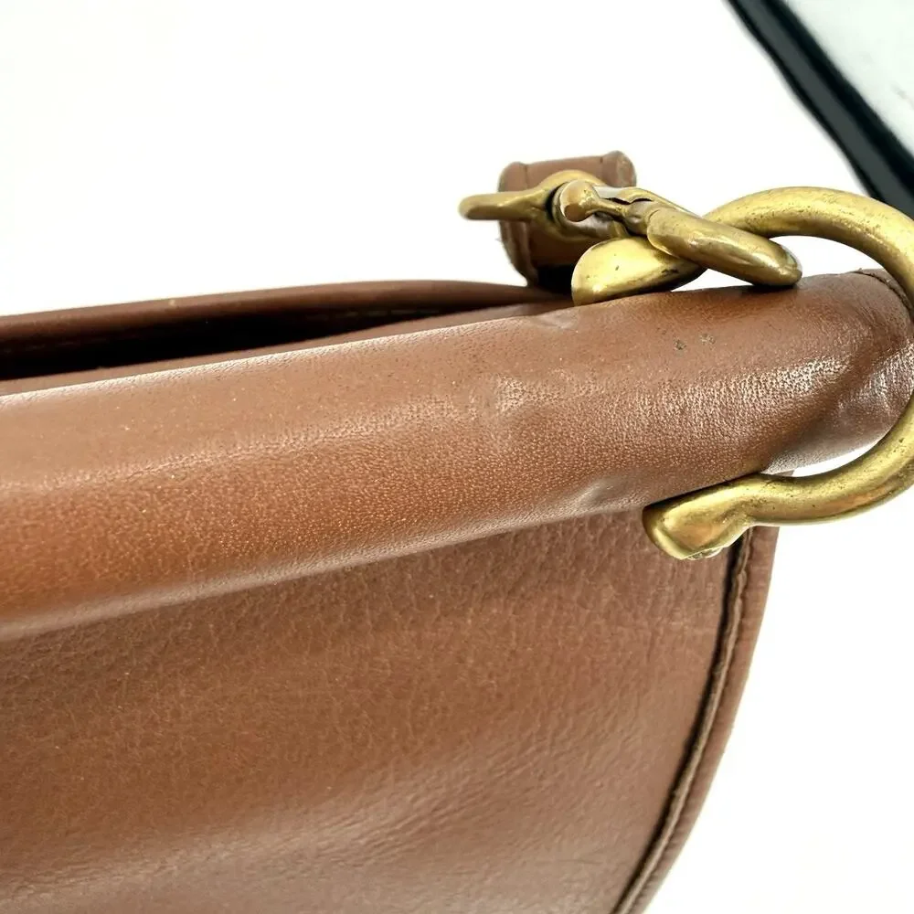 Jack Georges VTG UNIVERSITY PROFESSIONAL LEATHER DOWEL BRIEFCASE Shoulder Bag